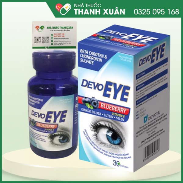 DEVO EYE - Hỗ trợ tăng cường thị lực cho mắt